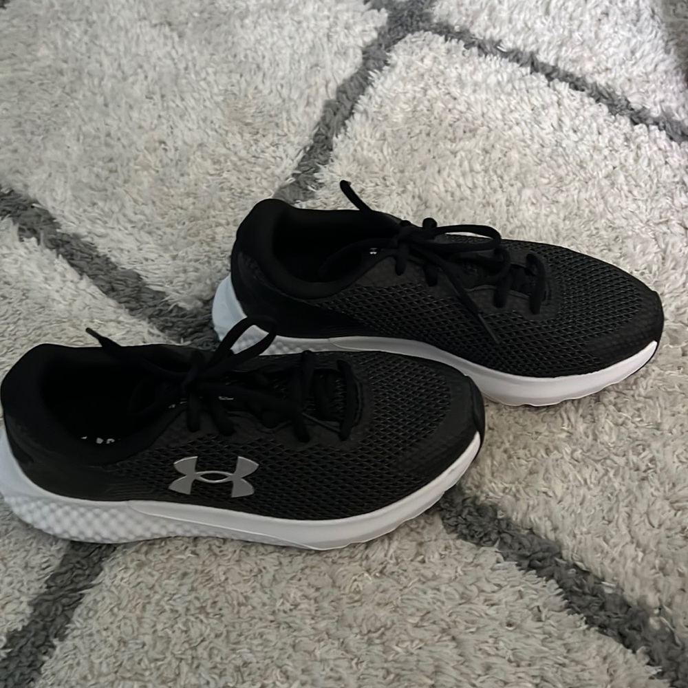New Black UnderArmour Charged Rogue Sneakers